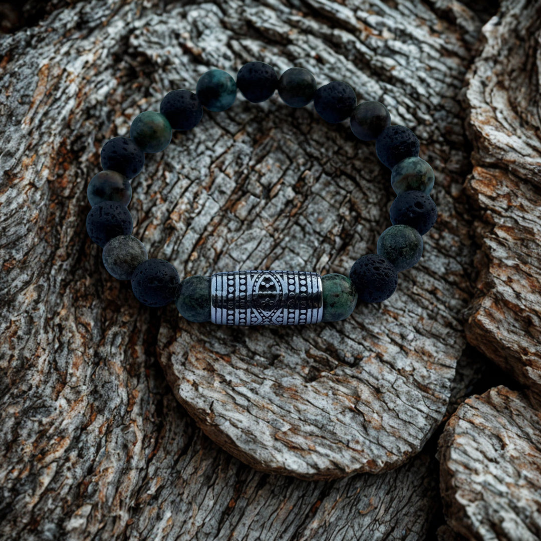 African Turquoise Lava Strength