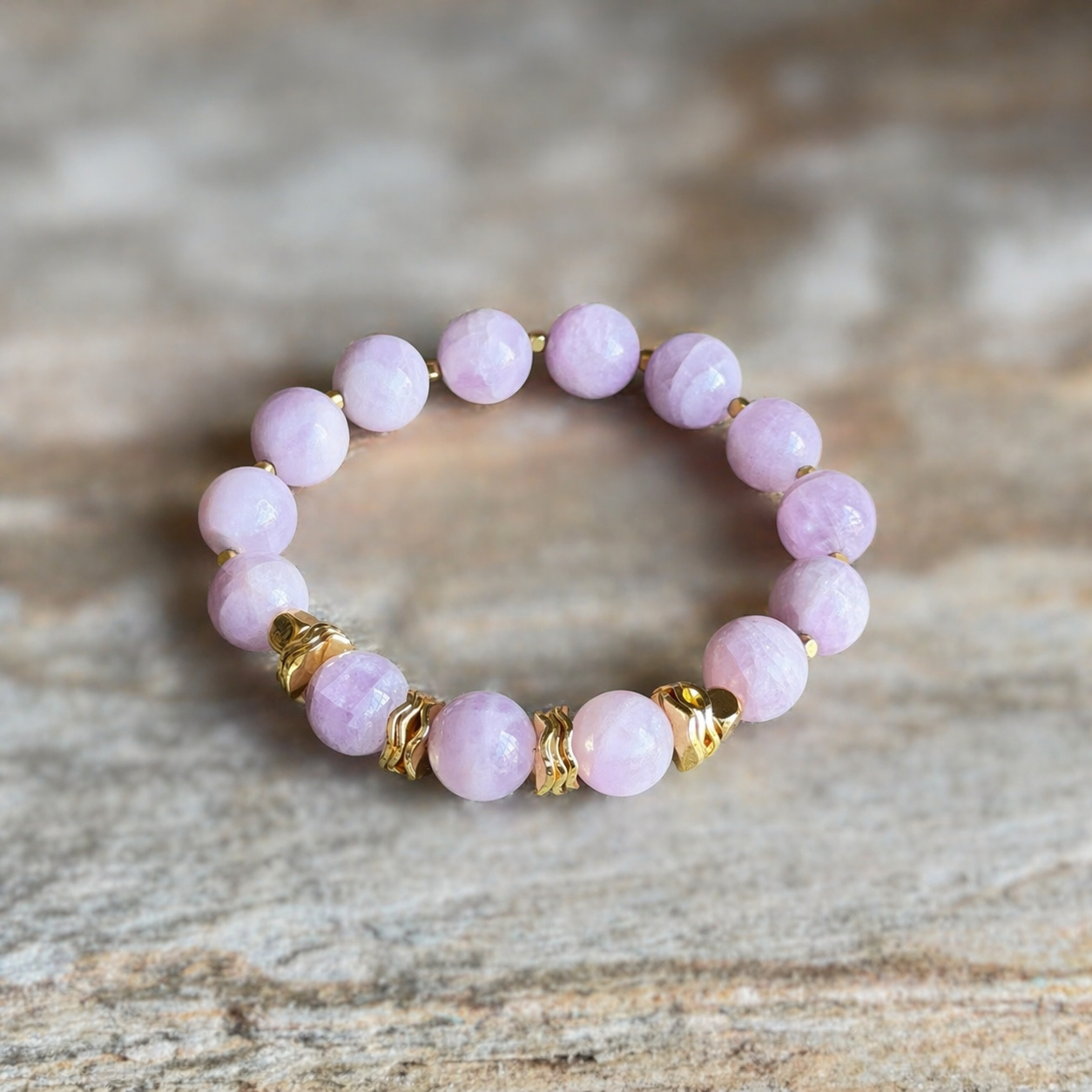 Golden Serenity - Kunzite Energy