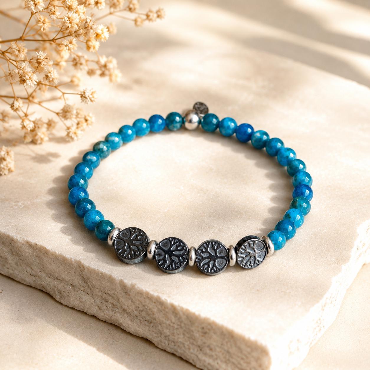 Soul Tree - Apatite & Ematite