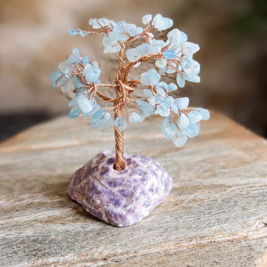 Albero della Felicità – Acqua Marina & Ametista