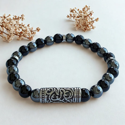 Hematite Onyx Shield