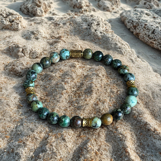 African Turquoise Bracelet