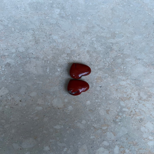 Corazón de Diaspro Rosso