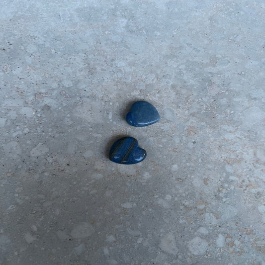 Corazón de aventurina azul