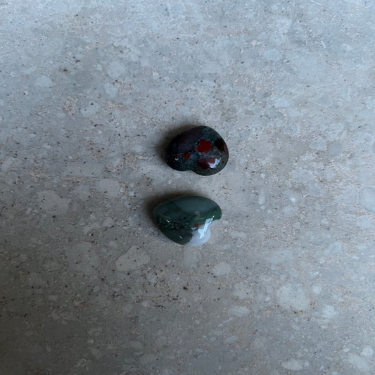 Corazón de piedra de sangre